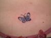 small butterfly tattoo